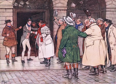 La cavalcade a donné trois acclamations formidables - Cecil Charles Windsor Aldin